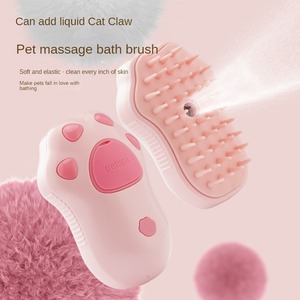 Peine para Gatos y Cepillo para Perros con Rociador de un Solo Clic, Juguete Interactivo para Mascotas, Eliminación de Pelo, Suministros para Gatos y Perros - Product Image 2