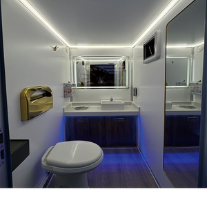 현대적인 디자인 내구성 화이트 트레일러 히치 휴대용 화장실 고급 모바일 임시 야외 시설 - Product Image 5