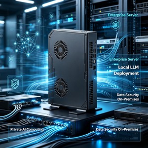 มินิเวิร์กสเตชัน Core I7/i9 รุ่นที่ 14 20-คอร์ การ์ด RTX เฉพาะทาง DDR5-5600 หน่วยความจำ SSD 11 AI-Optimized PG300X ประสิทธิภาพสูง CP - Product Image 2