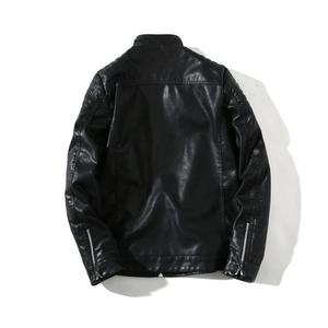 Fabricant de vestes, vente en gros de nouvelles vestes de moto en PU de style punk pour hommes, adaptées aux tendances de la mode gothique et du vélo Y2K - Product Image 2