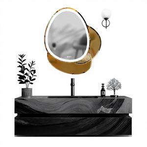 ดี.จี. กระจกตกแต่งผนังห้องน้ำ/ห้องแต่งงาน รุ่น CREATION DG 101 โครงสแตนเลสสตีลเคลือบ PVD น้ำหนักเบา ป้องกันฝ้า - Product Image 1