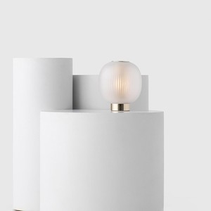 Lámpara de mesa, linterna de cristal E27, LED, control por interruptor, sala de estar, dormitorio, diseño sencillo - Product Image 3