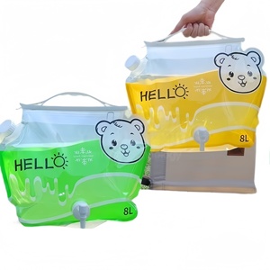 Bolsa de Hidratación Plegable Hello Bear de 8L, Bolsa de Almacenamiento de Agua para Camping y Uso al Aire Libre - Product Image 6