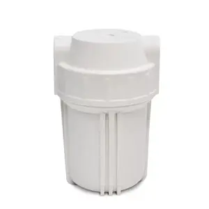 OEM 5inch White PP Water Cartridge Filter Housing 1/4 1/2 Connector Water Housing Filter