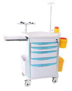 Ehbo-Abs Staal Nood Verpleging Trolley Medische Kar Voor Patiënt Rescue - Product Image 2