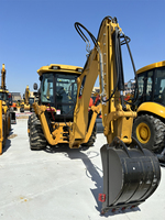 Backhoe loader caterpillar bekas kucing 416e 420e 420f 430f traktor dengan backhoe dan pemuat depan