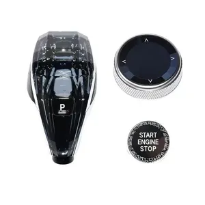 クリスタルギアシフトノブボタンハンドルはBMW12 3 4 5 67シリーズX1X2 X3 X4 X5 X6 X7 I8Z4シフトノブカーインテリアパーツに適合 - Product Image 1