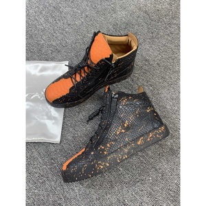 Zapatos informales <span class=keywords><strong>de</strong></span> alta calidad para hombre y mujer, <span class=keywords><strong>zapatillas</strong></span> altas <span class=keywords><strong>de</strong></span> cuero auténtico, tenis Unisex GZ 35-48, zapatos deportivos <span class=keywords><strong>de</strong></span> marca <span class=keywords><strong>de</strong></span> lujo 0799 - Product Image 4