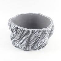 Petits pots et jardinières en ciment faits à la main, importés de Chine, pour la décoration de bureau rustique à domicile – En vente