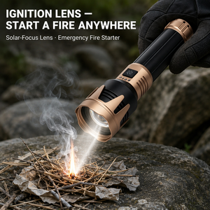 WOSEN 20W White Laser 1200 Lumen 1500m Zoom <b>LED</b> Torch Ignition Outdoor Survival Hunting with Power Bank Tactical <b>LED</b> Flashlight - Product Image 2