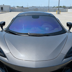 Film solaire teinté bleu caméléon pour pare-brise de <span class=keywords><strong>voiture</strong></span>, protection solaire autocollante pour vitres latérales avant, changement de couleur - Product Image 6