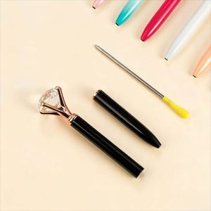 Hot-Selling Custom Sports Ballpoint <b>Pen</b> Diamond-Studded <b>Multi</b>-<b>Color</b> Metal Logo Slim Signature for Corporate Advertising - Product Image 4