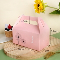Vente en gros de paquets de desserts à emporter biodégradables jetables de couleur personnalisée boîtes individuelles de mini cupcake mousse