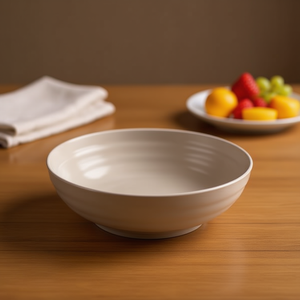 Plato Hondo Clásico de Plástico de 19 cm y 900 ml, Categoría 12U, Tazones Apilables para Servir Alimentos - Product Image 3