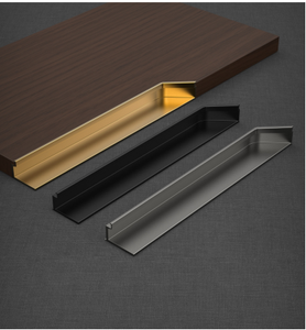 Modern Invisible Aluminum Alloy Embedded Drawer Handles for Dresser Wardrobe Kitchen Sliding <strong>Doors</strong>-Eco-Friendly Durable - Product Image 3