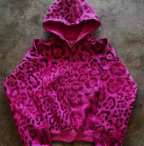 벵골 고양이 남성 후드 사용자 정의 로고 빈티지 100% 면 프랑스 테리 디지털 레오파드 무늬 까마귀 - Product Image 2