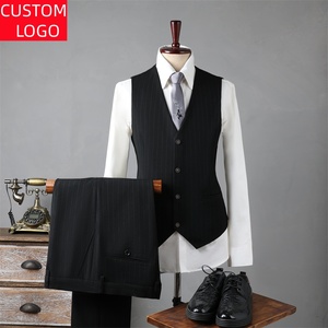 <span class=keywords><strong>Gilet</strong></span> de <span class=keywords><strong>Costume</strong></span> Homme Slim Fit Respirant Personnalisé avec Logo – Idéal pour Affaires, Tenues Décontractées, Mariages (Groom, Garçon d'Honneur) – Service OEM - Product Image 3