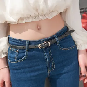 Cinto de couro pu fino feminino, para vestir, calças, jeans, lavagem rápida, para meninas, venda imperdível - Product Image 6