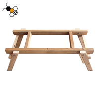 Support de ruche britannique OEM, support de ruche surélevé stable avec boulons en acier inoxydable, fournisseur pour apiculteurs