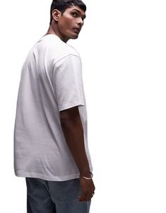 Fabricante Direto Heavyweight <span class=keywords><strong>Drop</strong></span> Shoulder Futebol Branco T-Shirt Oversized Fit Screen Printing em Algodão Baixo Preço - Product Image 2