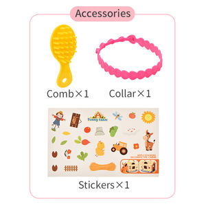 Maison <span class=keywords><strong>pour</strong></span> animaux de compagnie mignonne en peluche de volaille prenant soin du <span class=keywords><strong>chien</strong></span> de porc de cheval de bétail de compagnie avec le matériel amical - Product Image 6