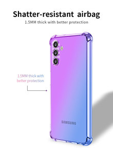 Funda para Teléfono Samsung <span class=keywords><strong>Galaxy</strong></span> A13, Antigolpes, Delgada, con Agarre, TPU Suave, Color Degradado, Parte Trasera Transparente, para Samsung A13 5G - Product Image 3