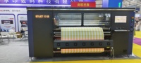 Máquina de impresión por sublimación de gran formato ancho de 6 pies, 15 cabezales, tinta CMYK, poliéster, 16 cabezales, fábrica de máquinas impresoras por sublimación