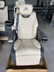 Asiento de sofá VIP de lujo para Alphard Sprinter Vito RV Motorhome Bus Van hecho de cuero PU y material de PVC - Product Image 4