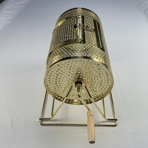 QinLong Kleine Goldene Metall-Lotterie-<span class=keywords><strong>Trommel</strong></span> Hochwertige Qualitäts-Ziehungsbox für Tickets Bingo-Bälle Spielautomat - Product Image 5