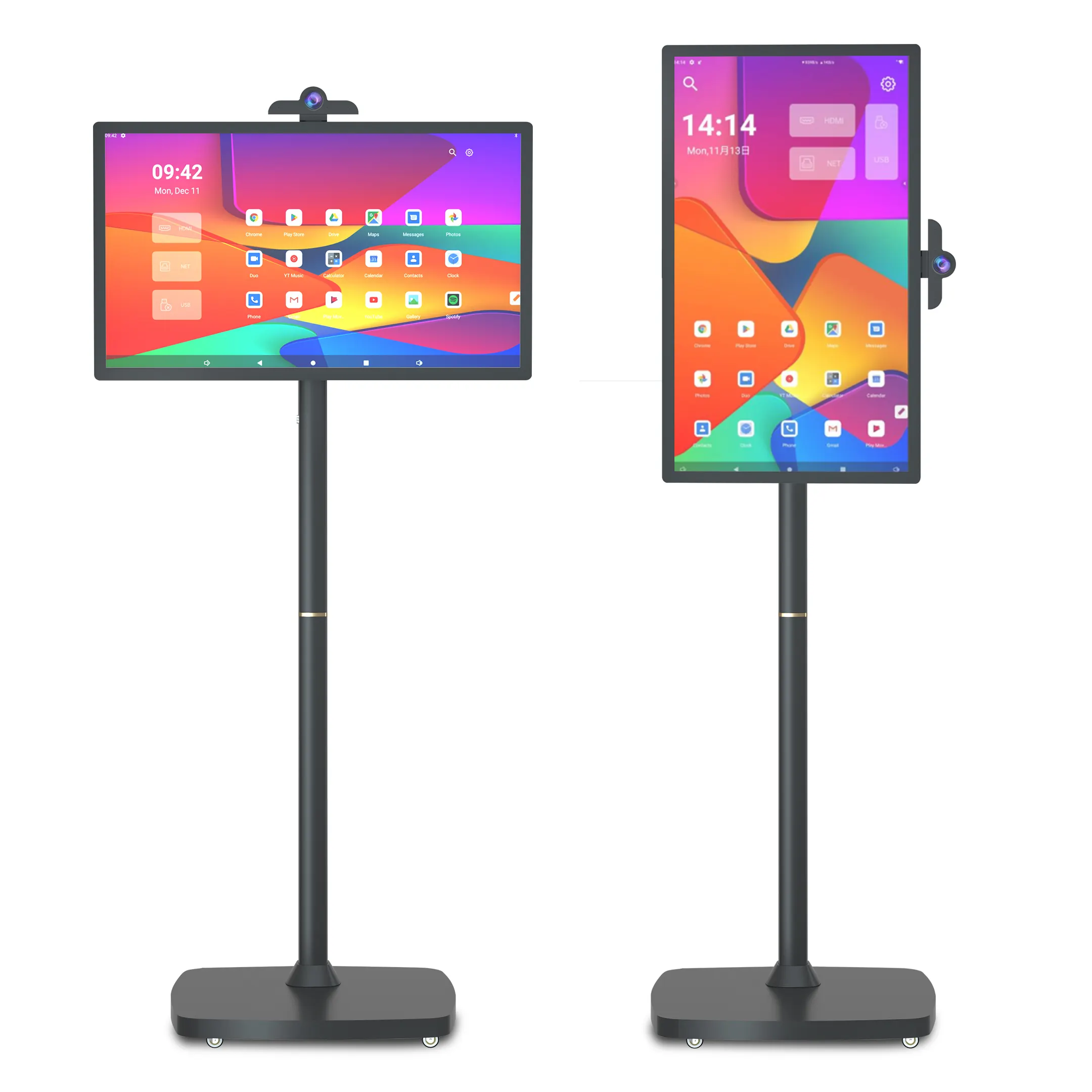 ราคา Bset Stand By Me Tv Facebook เครื่องเล่นวิดีโอ Tiktok หน้าจอสัมผัส LCD สมาร์ททีวีแบบพกพาแบบหมุนได้พร้อมแบตเตอรี่