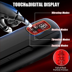 Bomba de Vacío para Pene con Rotación y Sujeción Ajustable, <span class=keywords><strong>Entrenador</strong></span> Masculino, Masturbador 360 °   Vibrador para Hombres con Estimulación de Glándulas, Juguete Sexual para Adultos - Product Image 6