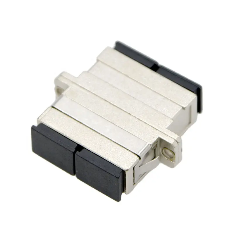 Hoge Kwaliteit Vrouw-Naar-Vrouw Sc Upc Apc Dual Glasvezel Connector Adapter Flan Koppeling Voor Ftth & 4G/3G Netwerken