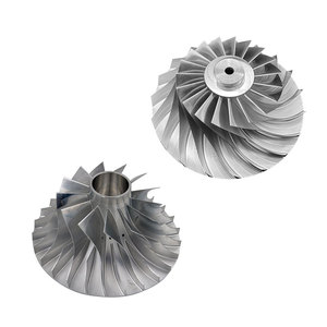 Nickel dựa trên hợp kim đúc bánh xe tuabin RC máy bay phản lực Bộ phận động cơ Titan <span class=keywords><strong>Turbo</strong></span> máy nén bánh xe - Product Image 1