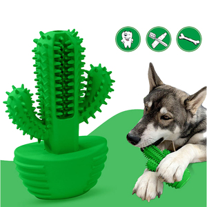 Milk fragrance voice dog toy <span class=keywords><strong>New</strong></span>'s brush teeth with dog cactus's brush dog brush teeth toy with brush Petty - Product Image 1