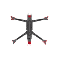 IFlight SH CineLR 7 Frame 7 pouces Kit de cadre FPV Bras en fibre de carbone 6mm avec haute vitesse Compatible avec les accessoires O4 Pro FPV