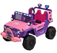 Voiture électrique pour enfants avec transmission intégrale et télécommande, jouet en plastique durable et sûr pour les enfants de 2 à 7 ans, unisexe