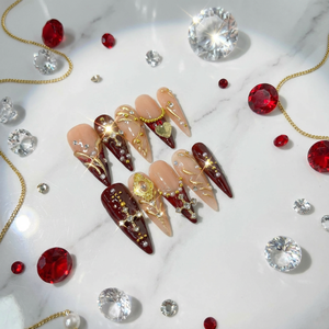 Uñas Postizas 3D Hechas a Mano, Extra Largas, Estilo Stiletto, Plateadas Cromadas, de Lujo <span class=keywords><strong>para</strong></span> Fiestas, Set de Uñas Postizas 3D Hechas a Mano - Product Image 6