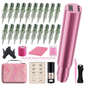 Nuevo Kit de Pluma de Tatuaje Inalámbrica para Maquillaje Permanente y Microblading con Batería y Agujas para Uso Profesional - Product Image 4