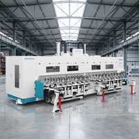 Machine à bois CNC multi-broches avec commande PLC pour le fraisage du bois et le traitement des pieds de table à manger