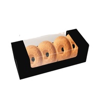 Boîtes d'emballage de mini beignets imprimées sur mesure pour mini beignets boulangerie biscuits boîte de papier de qualité alimentaire