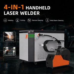 Machine de soudage laser portative refroidie à l'eau de 2000 W pour tôles métalliques avec fonctionnement multifonctionnel 4 en 1 - Product Image 2
