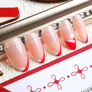 Proveedor de fábrica Venta caliente Manicura Ballet Navidad Acrílico Prensa en las <span class=keywords><strong>uñas</strong></span> Venta al por mayor <span class=keywords><strong>Uñas</strong></span> postizas en <span class=keywords><strong>uñas</strong></span> artificiales - Product Image 6