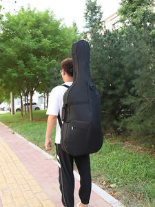 Sacs d'instruments de musique imperméables personnalisés pour violon et violoncelle Sac de transport portable avec sangles de sac à dos réglables - Product Image 4