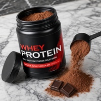 Poudre de Protéine de Lactosérum Double Rich Chocolate OEM ODM 2LB – Mélange Hyperprotéiné pour la Nutrition Sportive et la Croissance Musculaire (Vente en Gros)