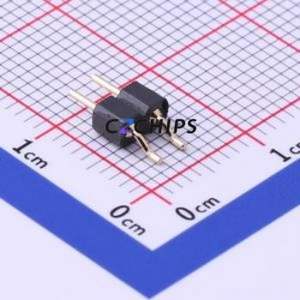 MH254RS-11-02-1000 Pin Header SMD,P=2.54mm,Horizontal Mount Connector 1x2P 2.54mm Round Pin Horizontal Mount - Product Image 1