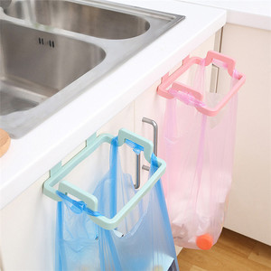 Hot products portable plastic garbage bag holder hanging trash bag storage rack rubbish bag holder