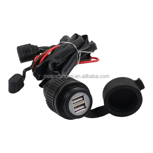 Chargeur USB double pour moto pour Xl750 Xl <span class=keywords><strong>750</strong></span> <span class=keywords><strong>Transalp</strong></span> Transalp750 750xl 23-24 Adaptateur de moto Prise USB Sortie USB Pièce - Product Image 6