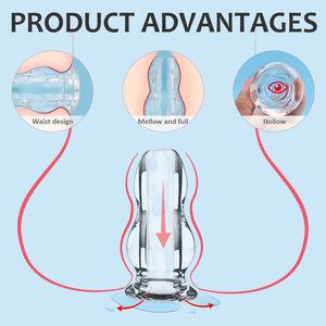 Holle Ontwerp Anale Plug Speculum Met Inspectie Raam Lichaam Veilig Materiaal Voor Educatieve Doeleinden Volwassen Producten - Product Image 6