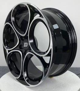 Llantas forjadas personalizadas 5x112 de 18, 19 y 20 pulgadas, llantas de aleación con cara de máquina negra brillante 8 9J para <span class=keywords><strong>Alfa</strong></span> <span class=keywords><strong>Romeo</strong></span> <span class=keywords><strong>Giulia</strong></span> Stelvio <span class=keywords><strong>GTAM</strong></span> - Product Image 3