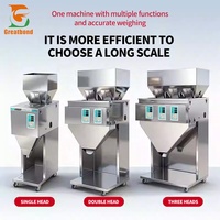 Machine de remplissage automatique double tête personnalisable pour sachets de haricots, riz, céréales, poudre, farine, café, thé, granulés et graines – Vente en gros